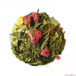 Malina s lípou - ochucený zelený čaj