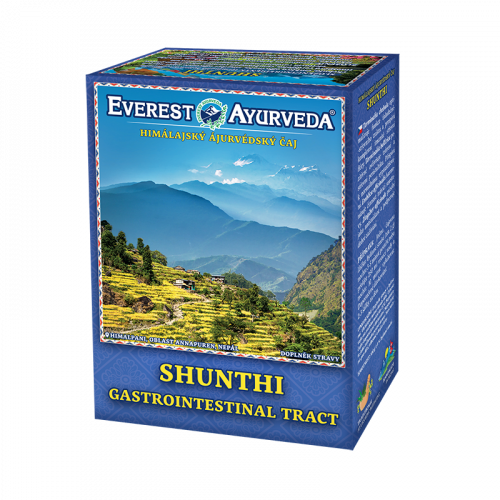 Himálajský ájurvédský čaj - SHUNTHI - Žaludek & střeva